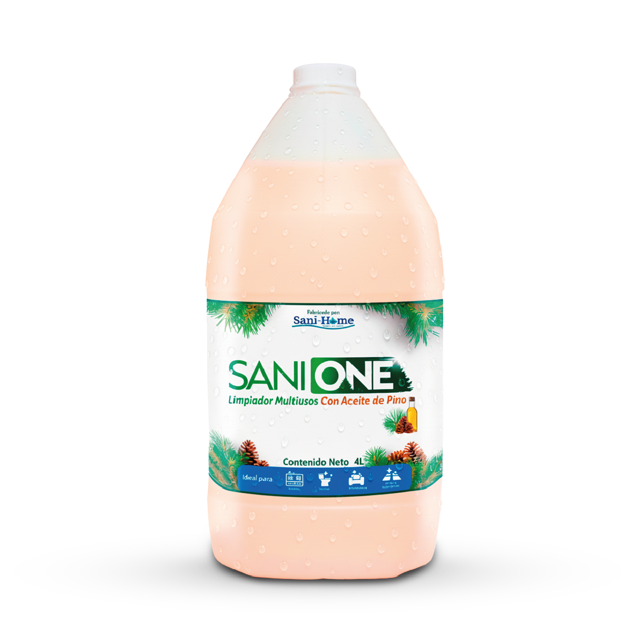 Limpiador multiusos con aceite de pino